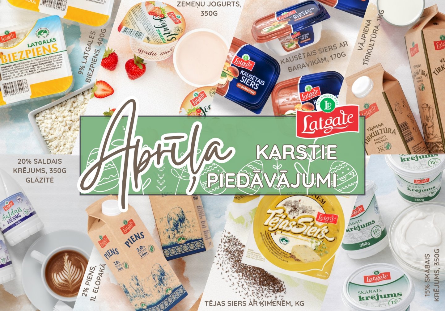 APRĪĻA karstie piedāvājumi