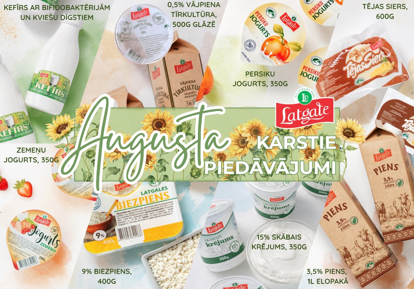 AUGUSTA karstie piedāvājumi