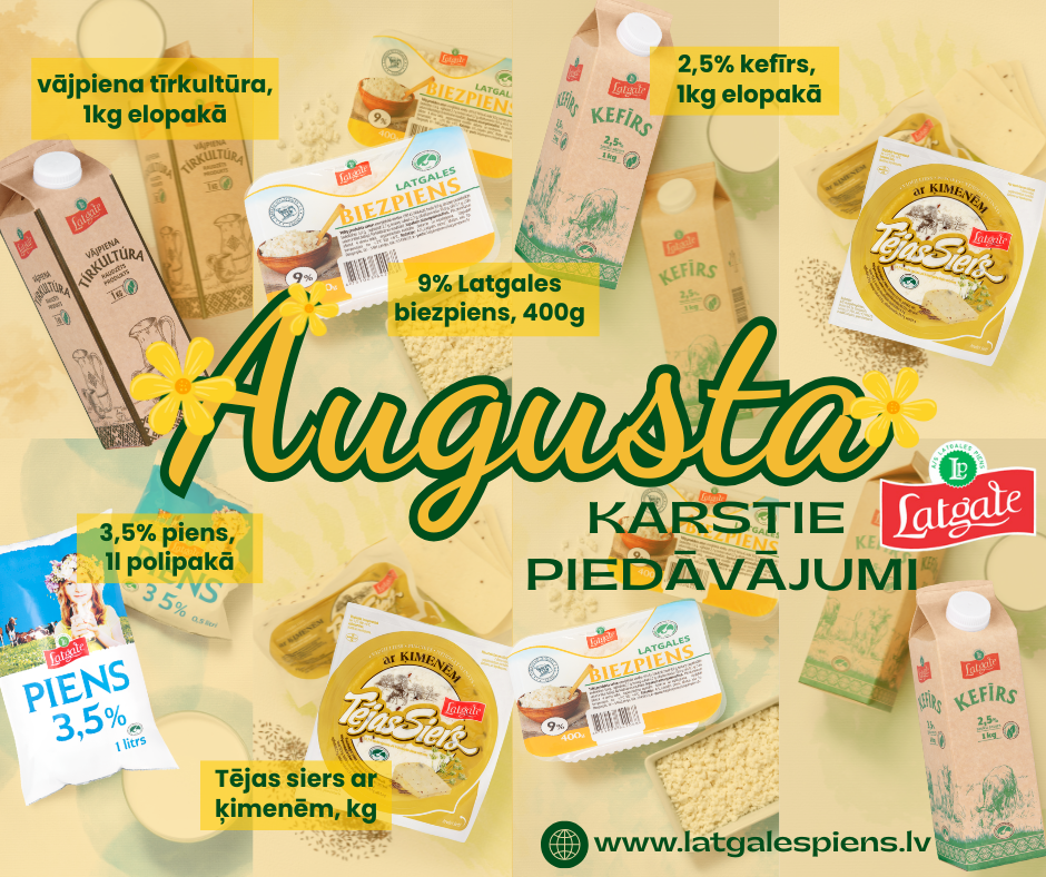 AUGUSTA karstie piedāvājumi