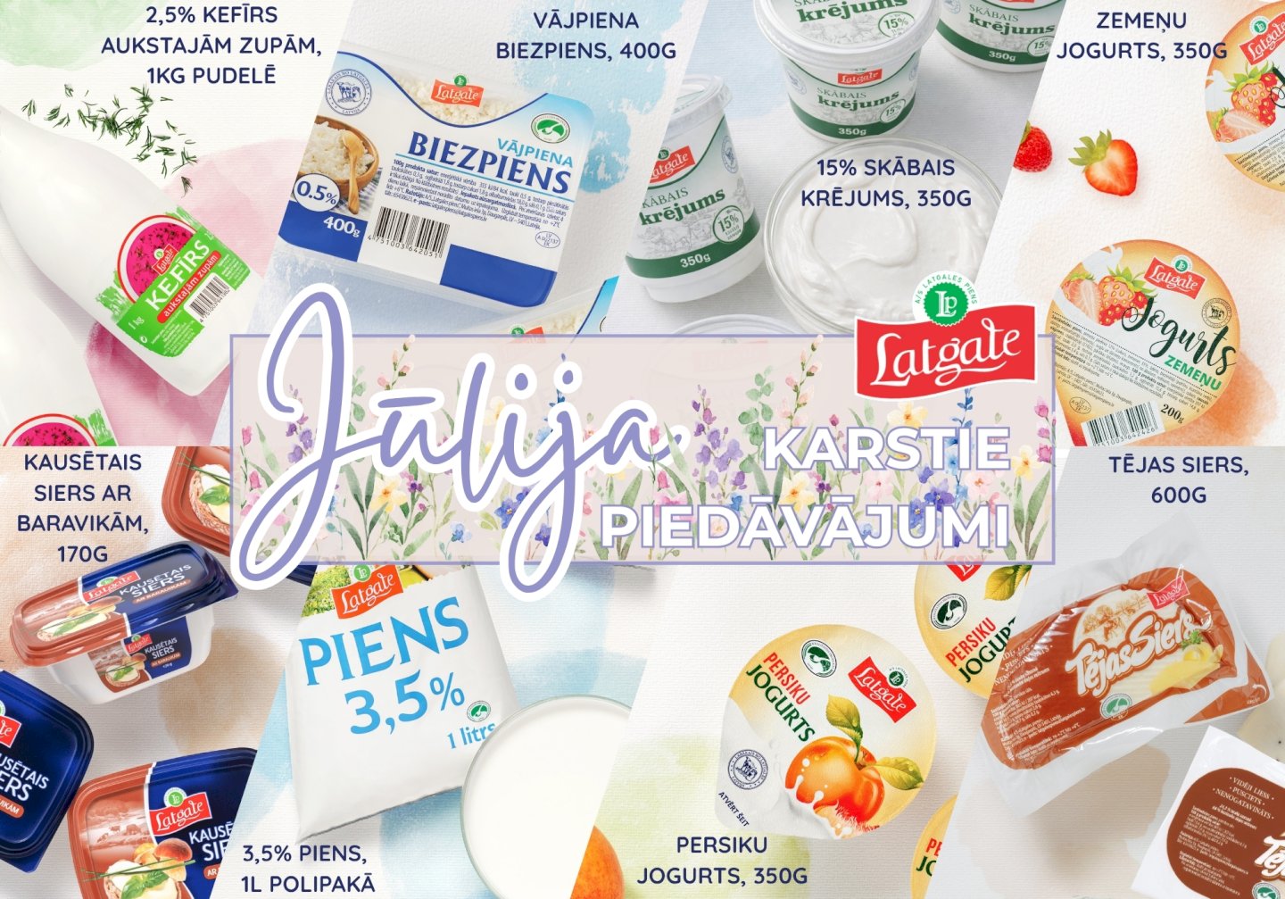 JŪLIJA karstie piedāvājumi