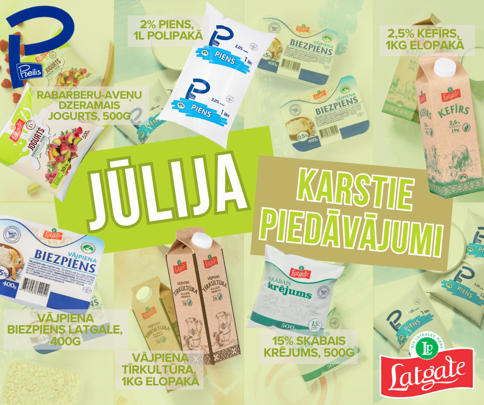 JŪLIJA karstie piedāvājumi