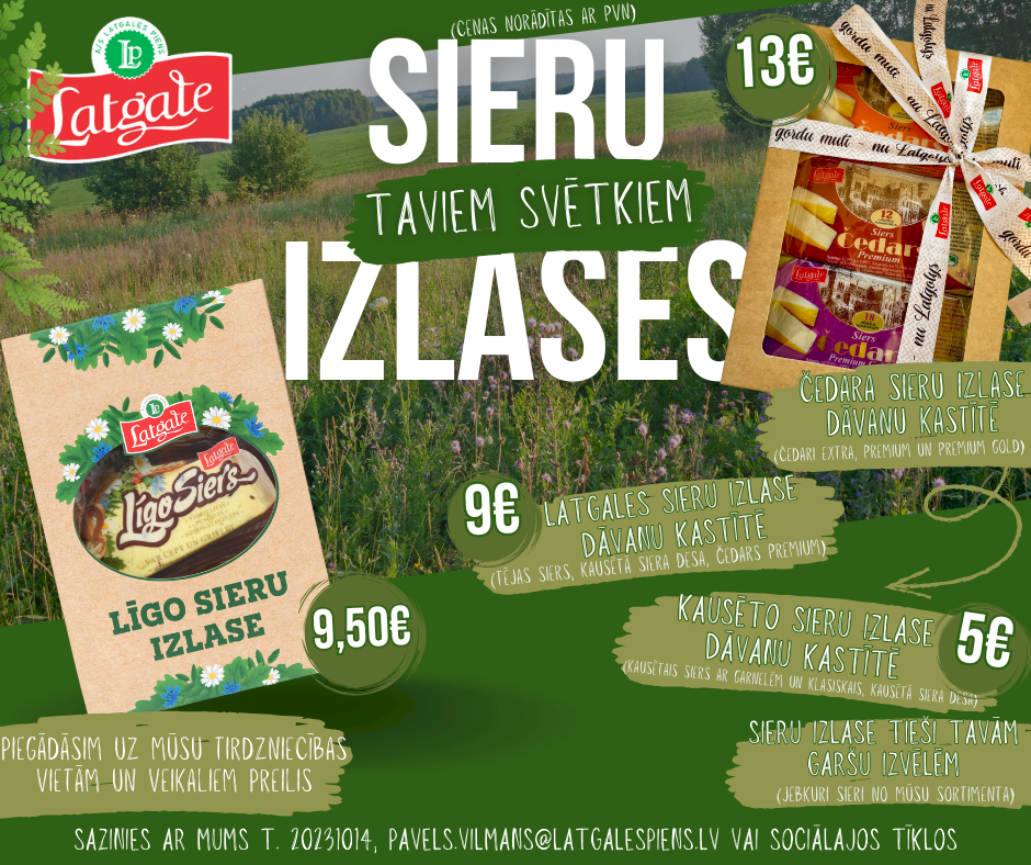 SIERU IZLASES TAVIEM SVĒTKIEM
